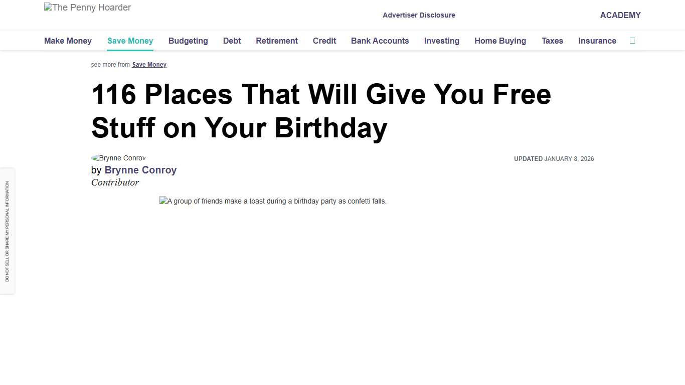 116 Birthday Freebies — Celebrate With Free Stuff in 2026!